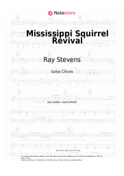 Sheet music, chords Ray Stevens - Mississippi Squirrel Revival
