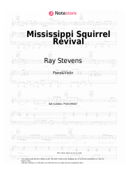 Sheet music, chords Ray Stevens - Mississippi Squirrel Revival