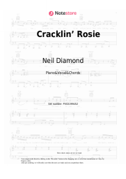 Sheet music, chords Neil Diamond - Cracklin’ Rosie