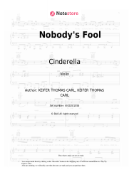 undefined Cinderella - Nobody's Fool