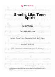 Sheet music, chords Nirvana - Smells Like Teen Spirit