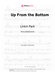 Sheet music, chords Linkin Park - Up From the Bottom