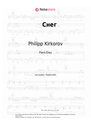 Sheet music, chords Philipp Kirkorov - Снег