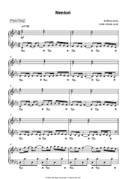 Sheet music, chords Arilena Ara - Nentori