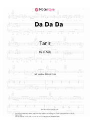 Sheet music, chords Tanir, Tyomcha - Da Da Da