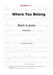 undefined Blank & Jones - Where You Belong