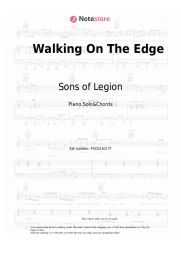 undefined Sons of Legion - Walking On The Edge