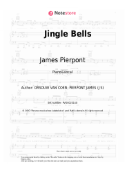 undefined James Pierpont, Christmas carol - Jingle Bells