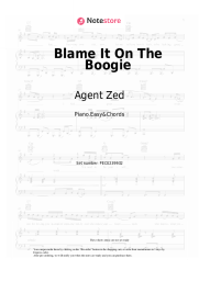 Sheet music, chords Agent Zed, KUSH KUSH - Blame It On The Boogie