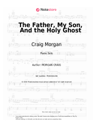 Sheet music, chords Craig Morgan - The Father, My Son, And the Holy Ghost