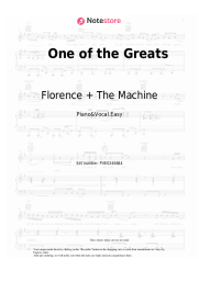undefined Florence + The Machine - One of the Greats