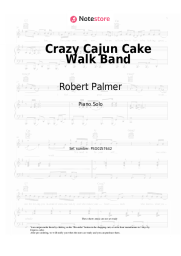 Sheet music, chords Robert Palmer - Crazy Cajun Cake Walk Band