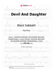 undefined Black Sabbath - Devil And Daughter