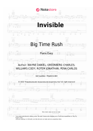 undefined Big Time Rush - Invisible