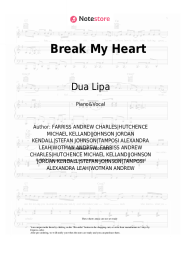 undefined Dua Lipa - Break My Heart