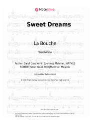 Sheet music, chords La Bouche - Sweet Dreams