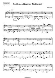 Sheet music, chords Roy Black - Ein kleines bisschen Zärtlichkeit