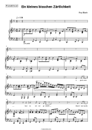 Sheet music, chords Roy Black - Ein kleines bisschen Zärtlichkeit