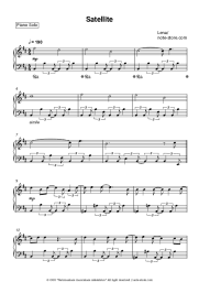 Sheet music, chords Lena - Satellite