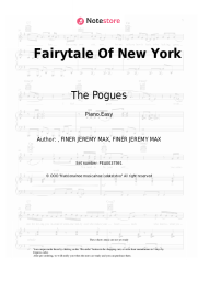 Sheet music, chords The Pogues, Kirsty MacColl - Fairytale Of New York