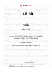 Sheet music, chords Nelly, Florida Georgia Line - Lil Bit