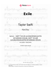 undefined Taylor Swift, Bon Iver - Exile