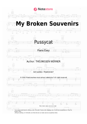 Sheet music, chords Pussycat - My Broken Souvenirs