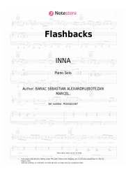 Sheet music, chords INNA - Flashbacks