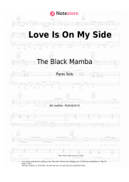 Sheet music, chords The Black Mamba - Love Is On My Side