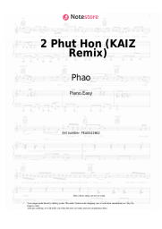Sheet music, chords Phao - 2 Phut Hon (KAIZ Remix)
