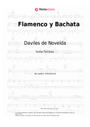 Sheet music, chords Daviles de Novelda - Flamenco y Bachata