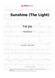 Sheet music, chords Fat Joe, DJ Khaled, Amorphous - Sunshine (The Light)