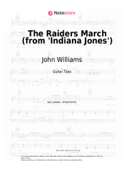 Sheet music, chords John Williams - The Raiders March (from 'Indiana Jones')