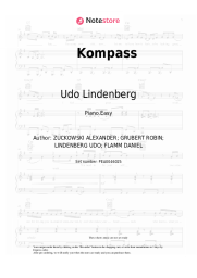 Sheet music, chords Udo Lindenberg - Kompass