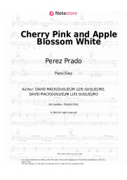 Sheet music, chords Perez Prado - Cherry Pink and Apple Blossom White