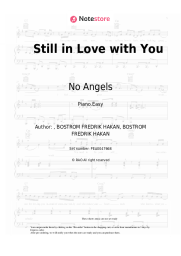 Sheet music, chords No Angels - Still in Love with You