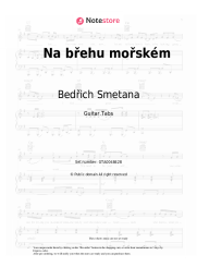 Sheet music, chords Bedřich Smetana - Na břehu mořském