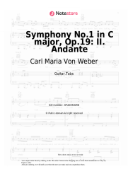 undefined Carl Maria Von Weber - Symphony No.1 in C major, Op.19: II. Andante