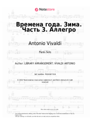 undefined Antonio Vivaldi - 4 Seasons. Winter, movement 3: Allegro