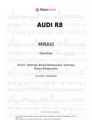 Sheet music, chords MIRAVI - AUDI R8