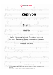 Sheet music, chords Skattl - Zapivon