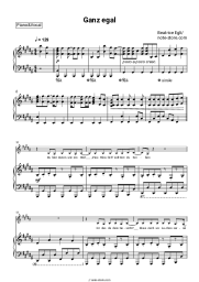 Sheet music, chords Beatrice Egli - Ganz egal