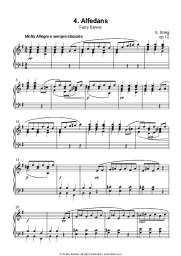 Sheet music, chords Edvard Hagerup Grieg - Lyric Pieces, op.12. No. 4 Elves' Dance