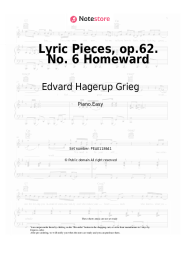 undefined Edvard Hagerup Grieg - Lyric Pieces, op.62. No. 6 Homeward