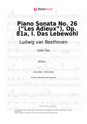 undefined Ludwig van Beethoven - Piano Sonata No. 26 (“Les Adieux”), Op. 81a, I. Das Lebewohl