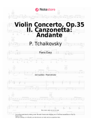 undefined P. Tchaikovsky - Violin Concerto, Op.35 II. Canzonetta: Andante