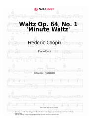 Sheet music, chords Frederic Chopin - Waltz Op. 64, No. 1 'Minute Waltz'