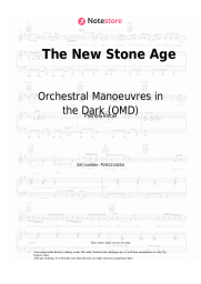 Sheet music, chords Orchestral Manoeuvres in the Dark (OMD) - The New Stone Age