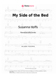 Sheet music, chords Susanna Hoffs - My Side of the Bed
