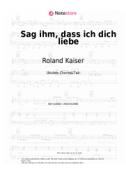 undefined Roland Kaiser - Sag ihm, dass ich dich liebe
